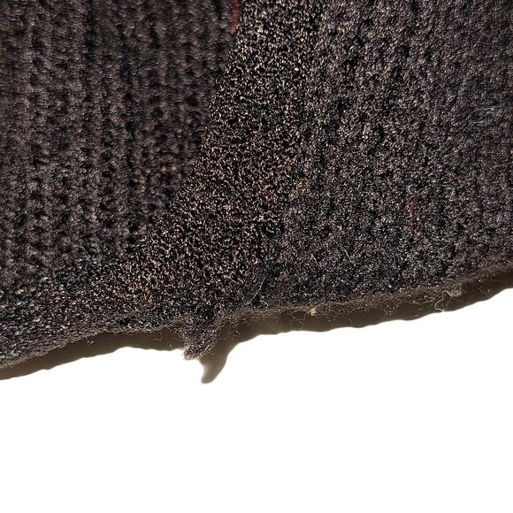 Retro Vintage 1940s-1960s Black Crewneck Sleeveless Knit Sweater Vest Top - Picture 7 of 7